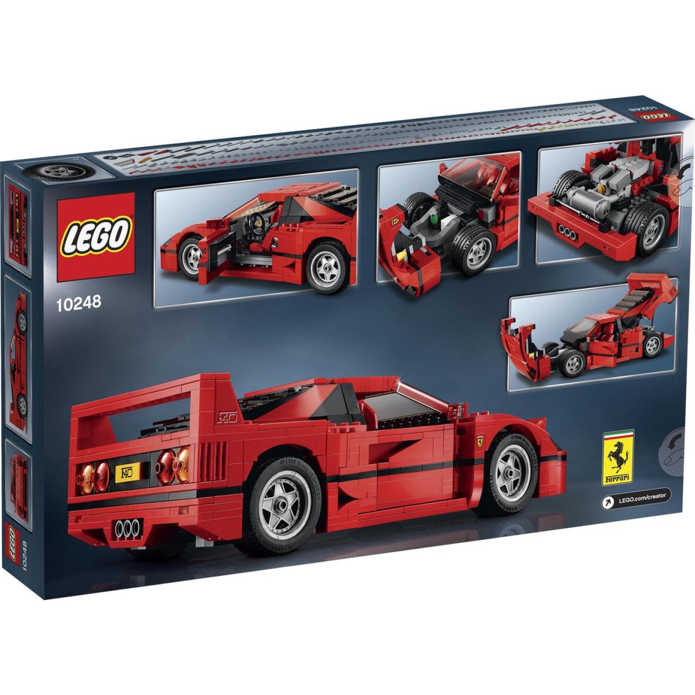 LEGO Creator Expert Ferrari F40 10248 Retail XL Webshoplocatie